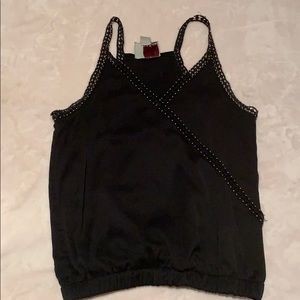 Black and gold studded top